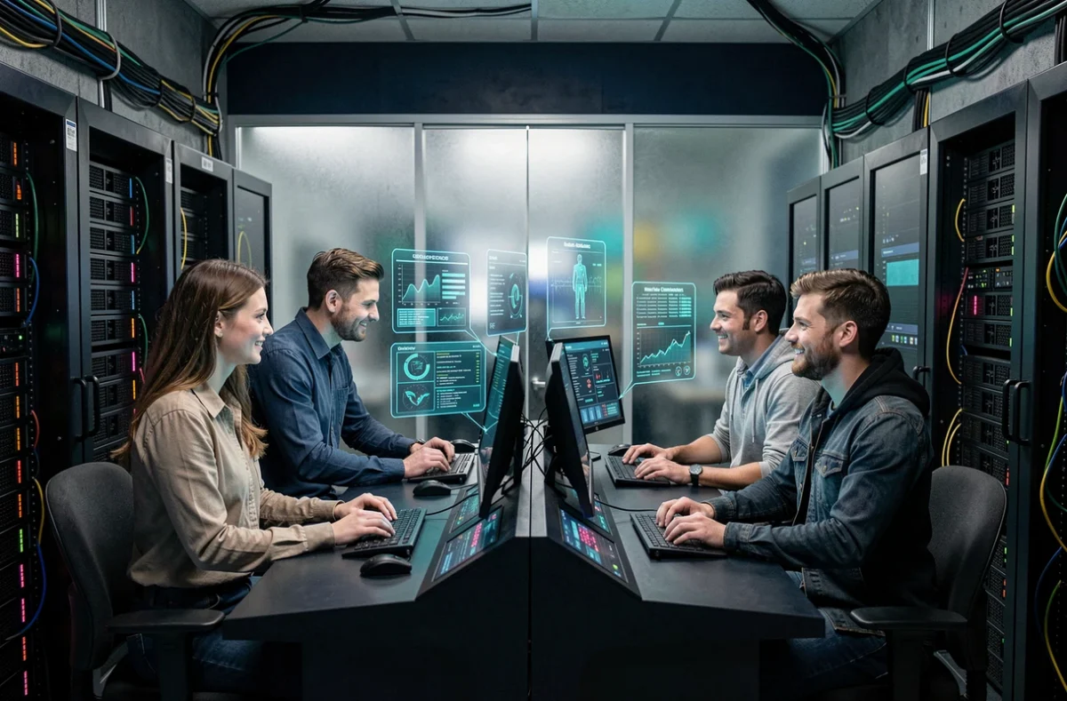 Escape game immersif à thème numérique et futuriste d'Escadia