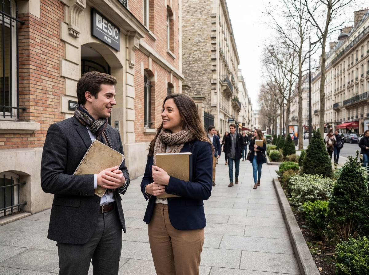 Jeune étudiant devant l