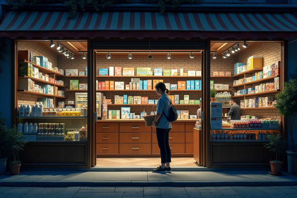 épicerie nuit