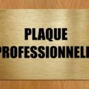 plaque professionnelle