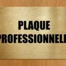 plaque professionnelle